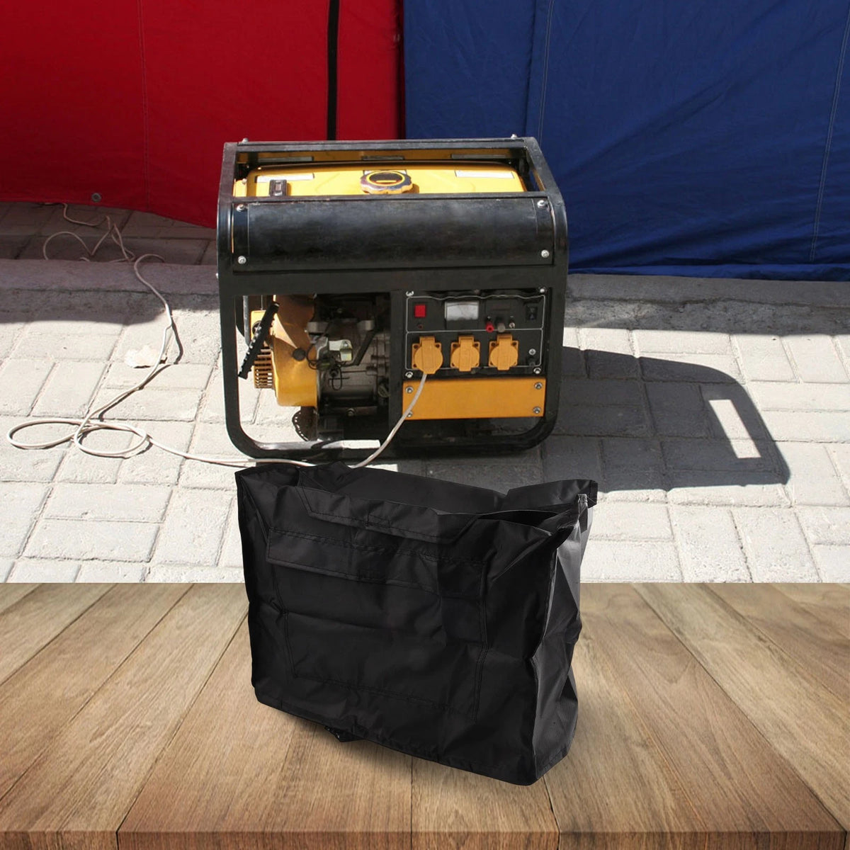 Waterproof Generator Cover for Inverter Generators (Heavy Duty 420D Fabric)