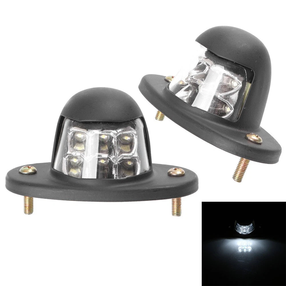 6 LED License Plate Light for Universal Vehicles (12V)