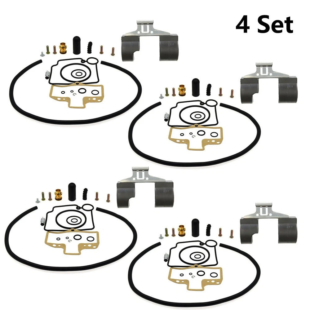 Set of 4 Mikuni HSR42 HSR45 HSR48 Smoothbore Carburetor Kits KHS-016