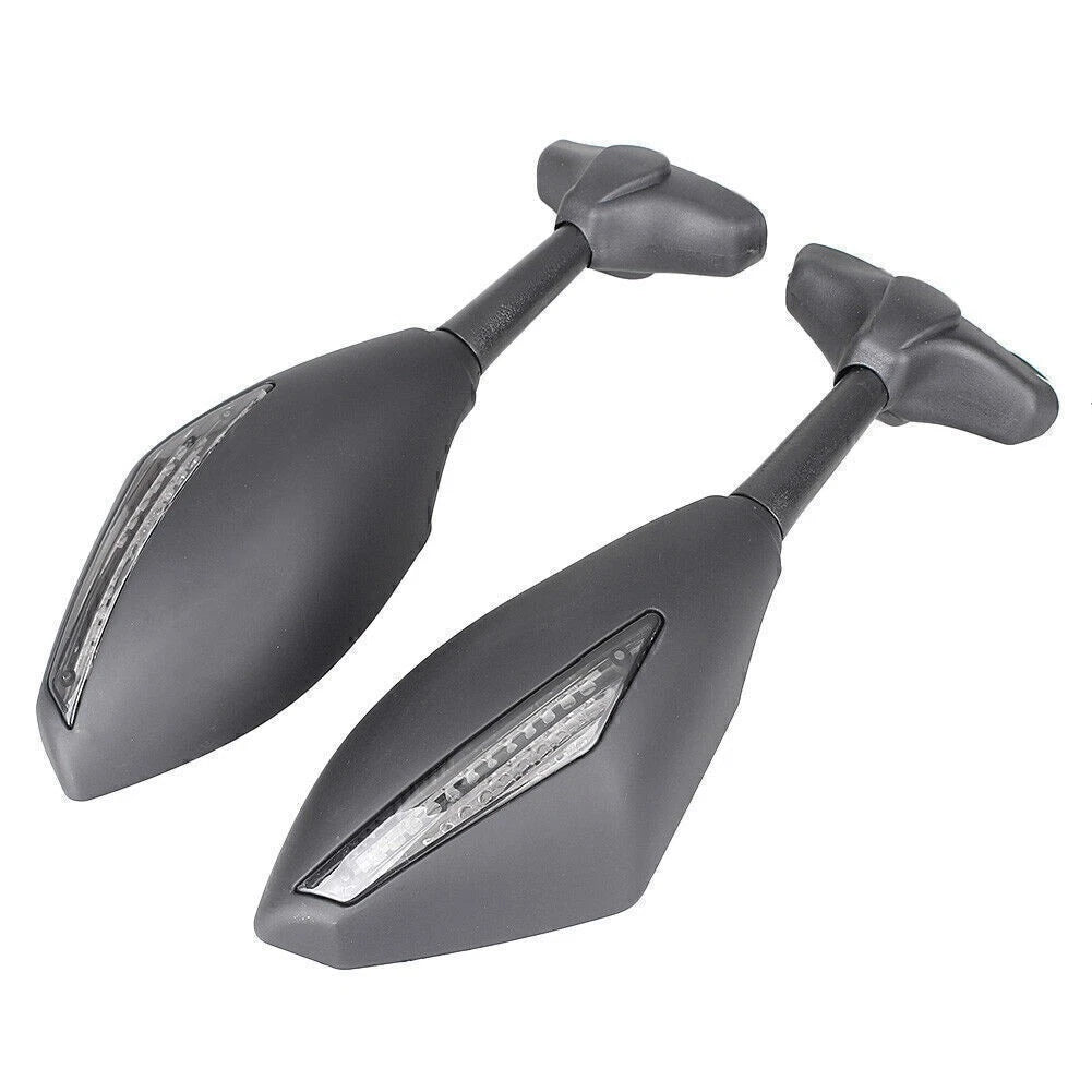 1 Pair Rear View Mirror with Indicator for Ducati Honda (Universal)