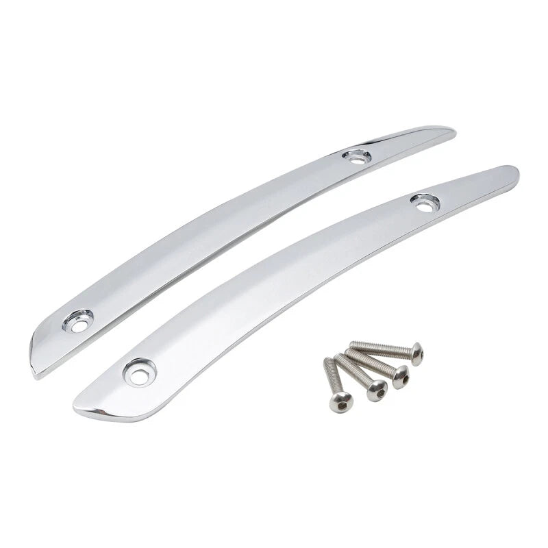 Chrome Split Windshield Side Trims for Harley Road Glide (2015–2023)
