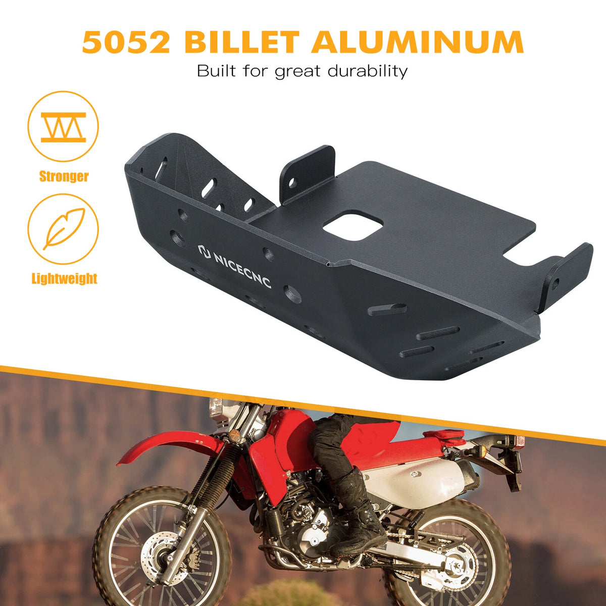 Skid Plate Guard for Honda XR650L (1993–2025) - NICECNC