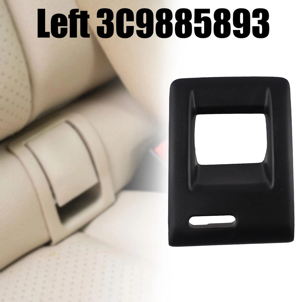 Left Rear Seats Down Lock Buckles Trim Cover Panel for