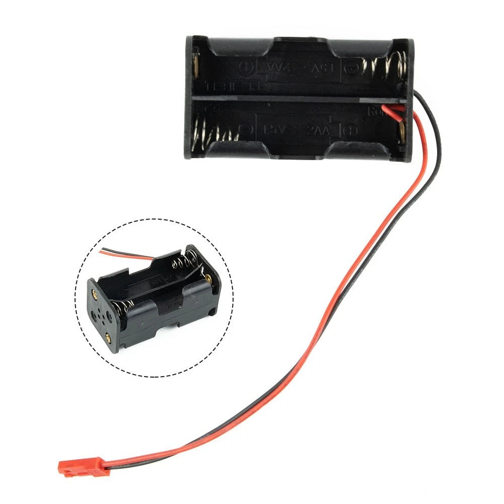 Pack Receiver AA Battery Cases Insert Compartment Box for 1/10 RC Model Car