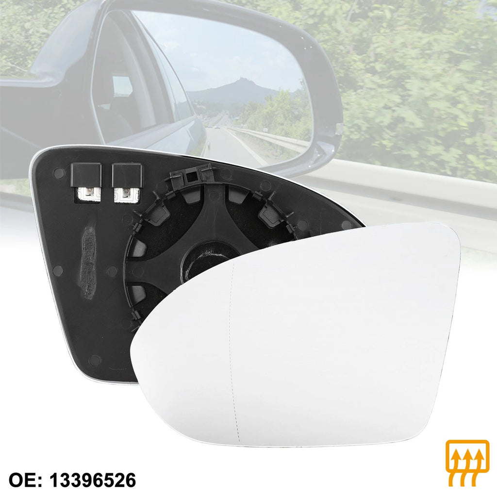 Heated Mirror Glass Driver Left Side Rearview for Chevrolet Cruze (2011–2018)