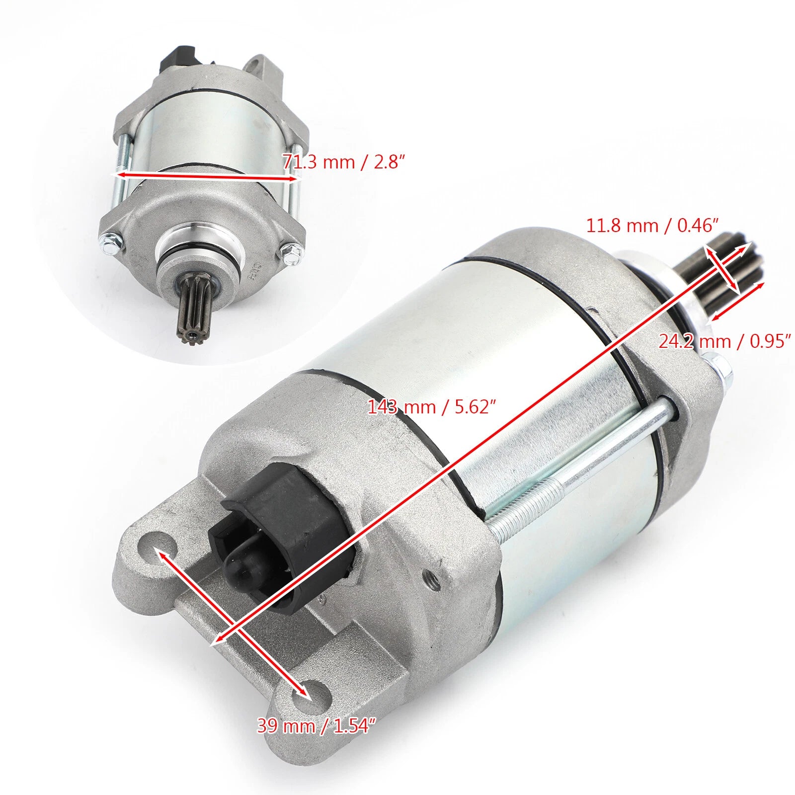 Starter Motor for KTM EXC SXF XCF 250 350 FREERIDE 350CC (2012–2017) 77240001100