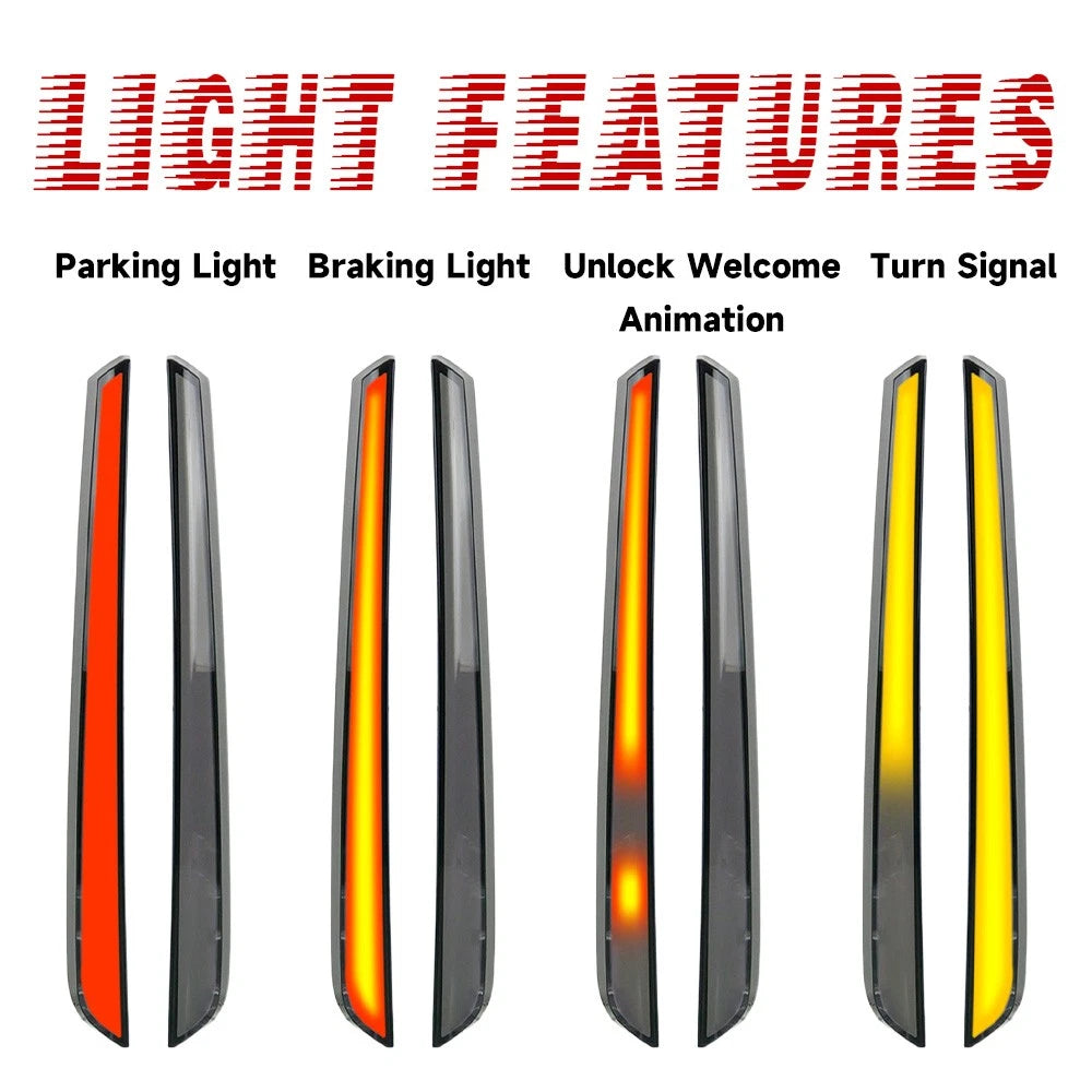 Rear C Pillar Trim Panel Tail Light Indicator for Toyota Landcruiser Prado (2025–2025)