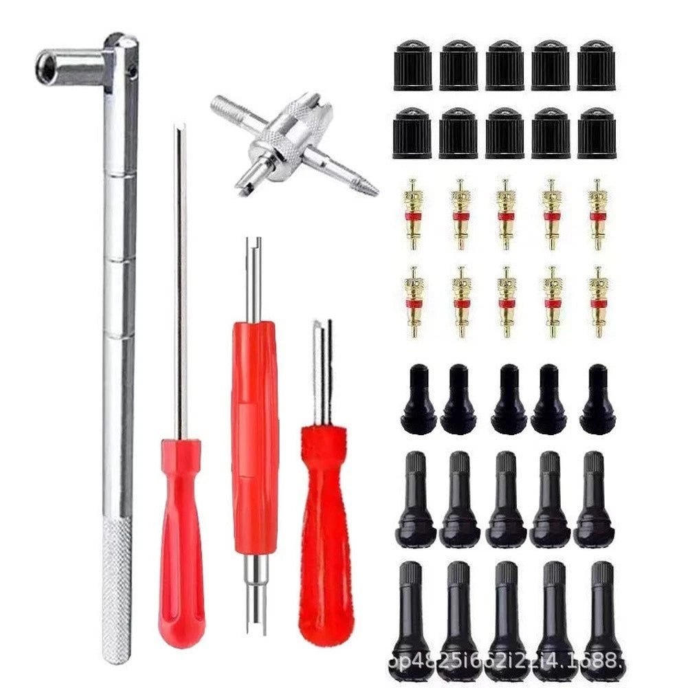 Tire Valve Stem Installation Tool Kit for Universal Vehicles (2000–2023)