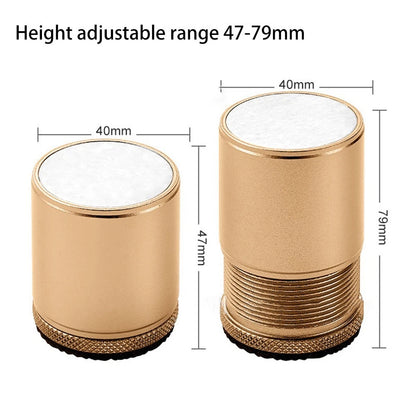 Height Increasing Furniture Risers with Non-Slip Design