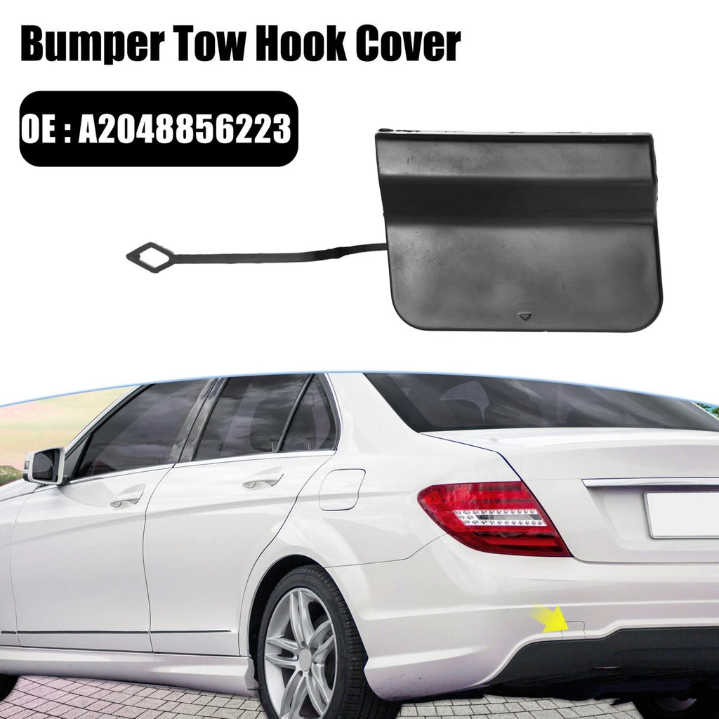 Car Rear Bumper Tow Hook Cover Replacement for Mercedes Benz (2007–2014)