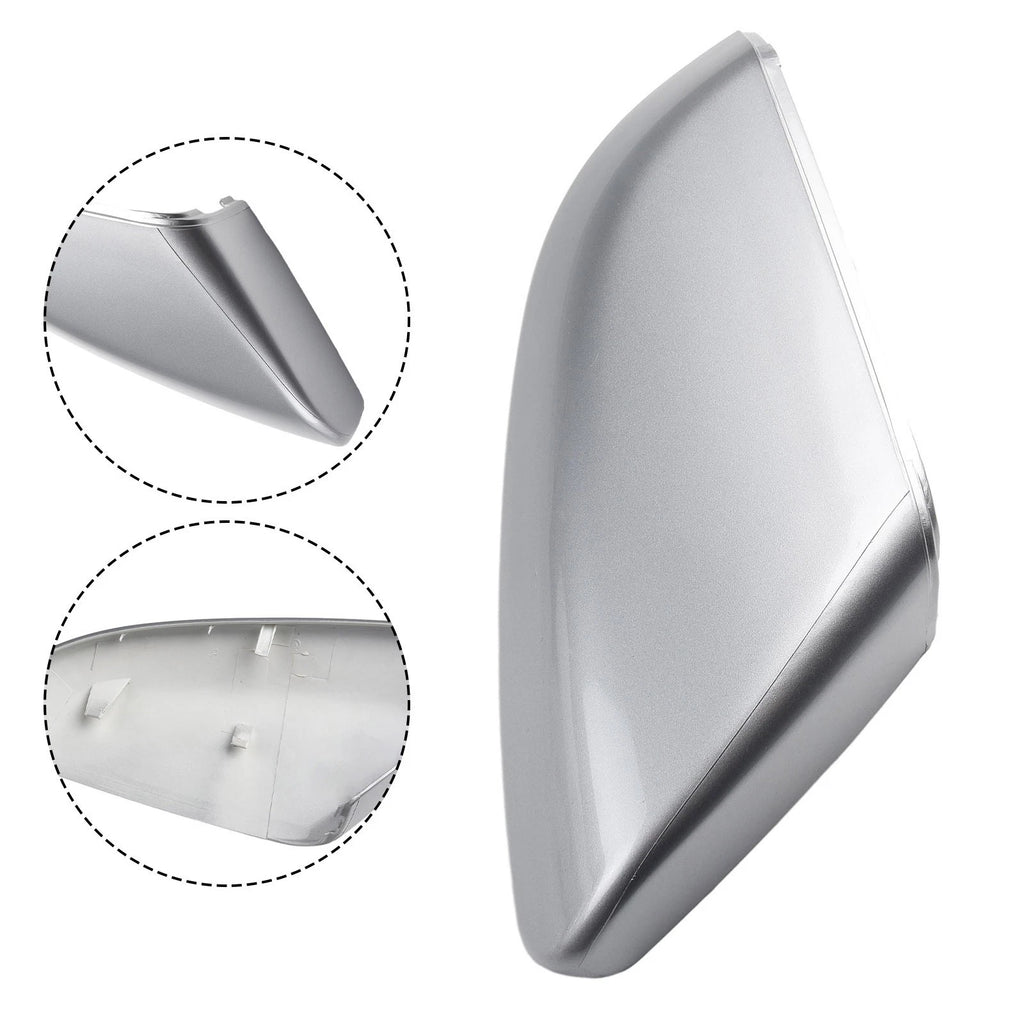 Replacement Mirror Cover Cap for Honda Civic (2016–2020) Right Side Silver