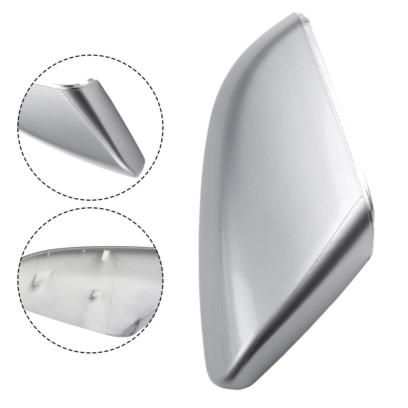 Replacement Mirror Cover Cap for Honda Civic (2016–2020) Right Side Silver