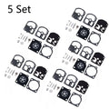 Set of 5 Carburetor Repair Kits for ZAMA RB-5 RB-7 RB-11 RB-14 Chainsaw