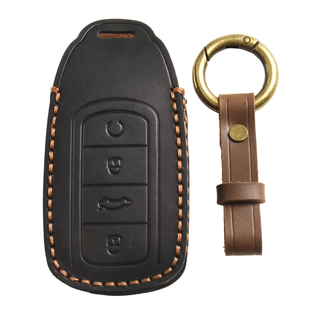 Leather Key Case for Chery Omoda 5 (2022–2023) Black Key Protector