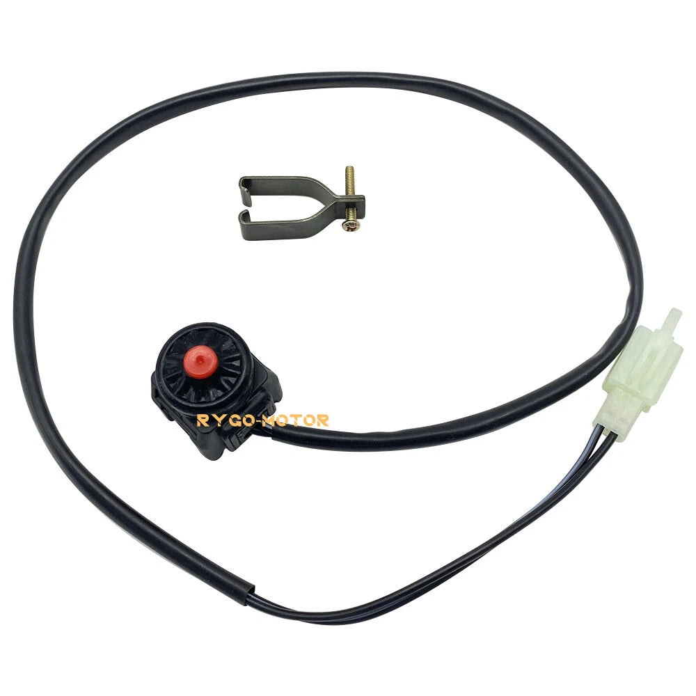 Engine Kill Off Stop Start Switch for Kawasaki KX KXF KLX KXT (1980–2023)