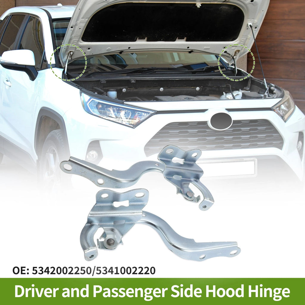 Hood Hinge Set Replacement for Toyota Corolla (2014–2017) Front Bonnet Pair