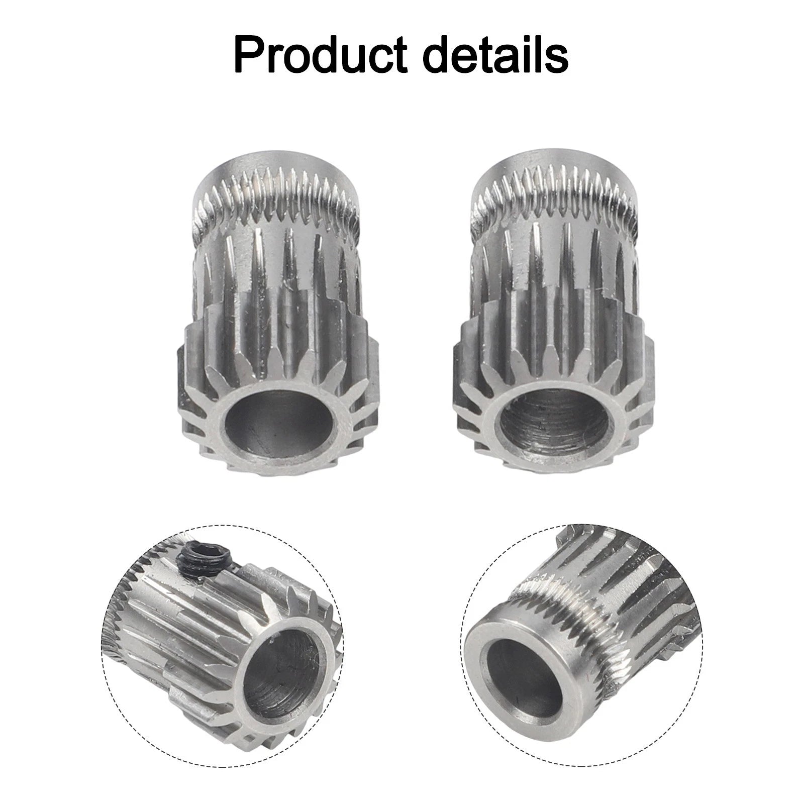 Gear Set for 3D Printers (Efficient Operation)