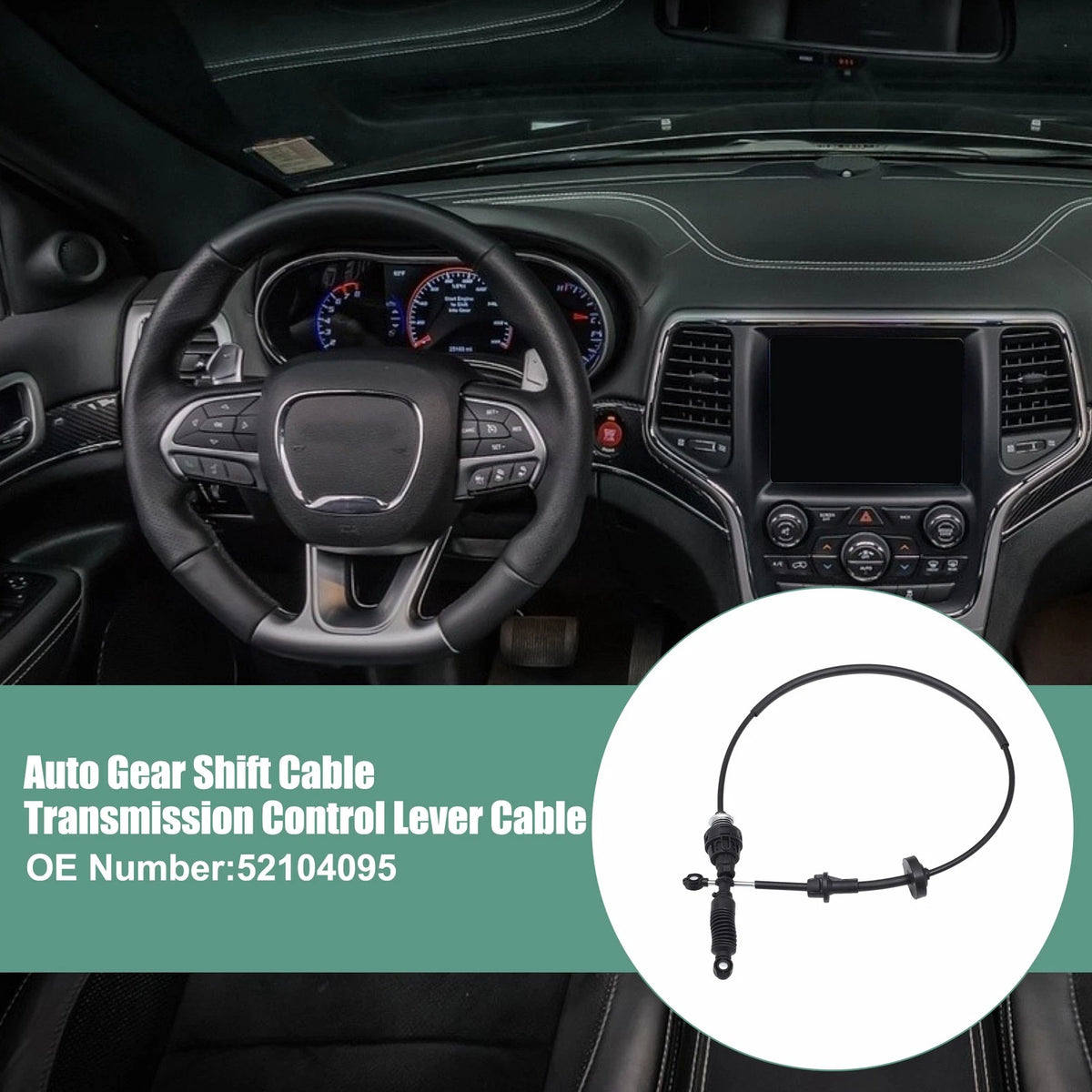 Transmission Control Lever Cable for Jeep Grand Cherokee (No. 52104095)