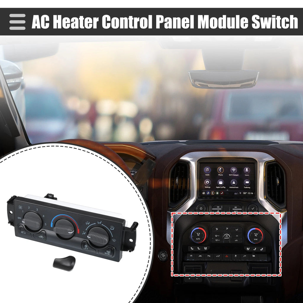 HVAC A C Heater Climate Control Panel for Chevrolet Silverado 1500 (1999-2002)