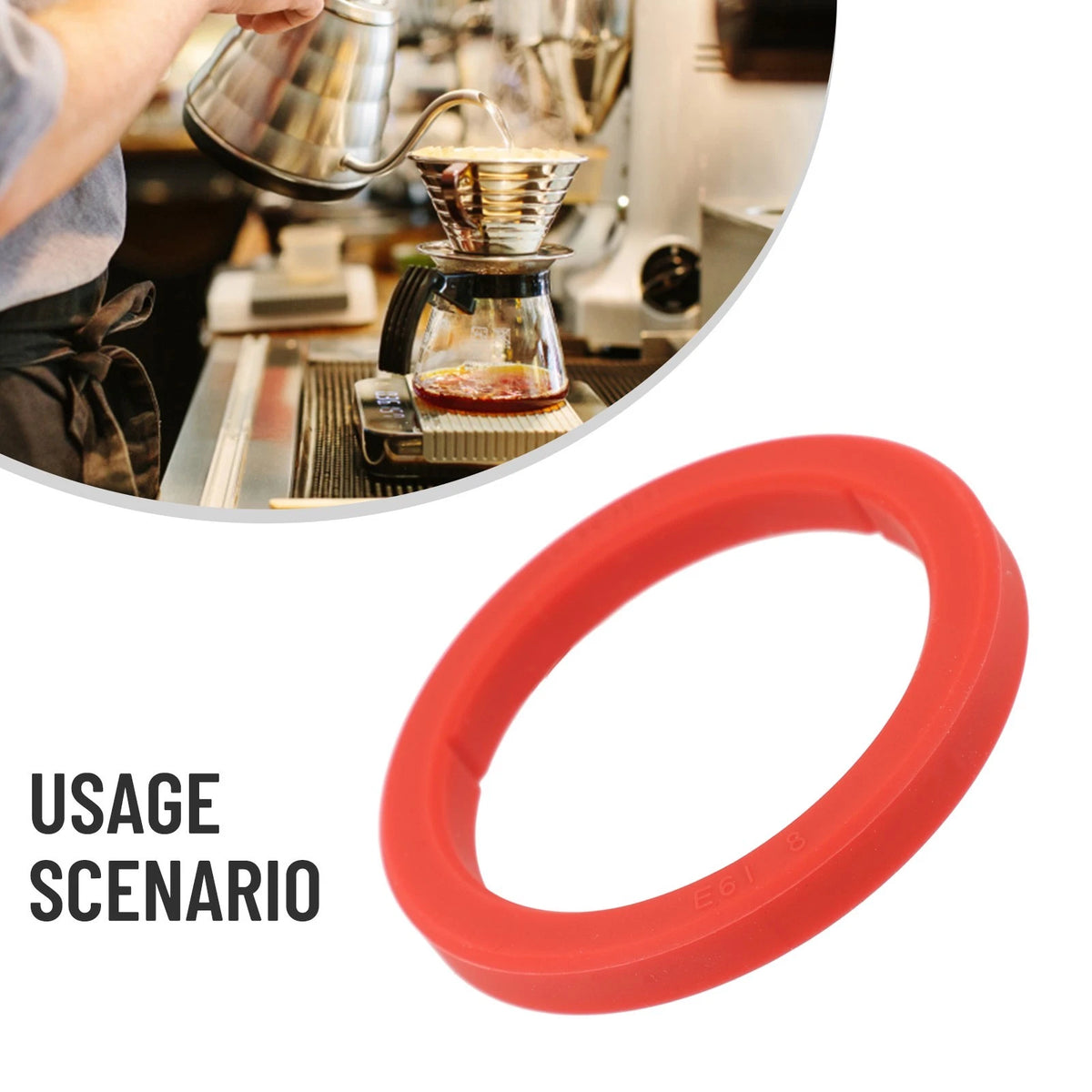 Leak Proof Silicone Gasket Seal for Cafelat E61 Espresso Machine