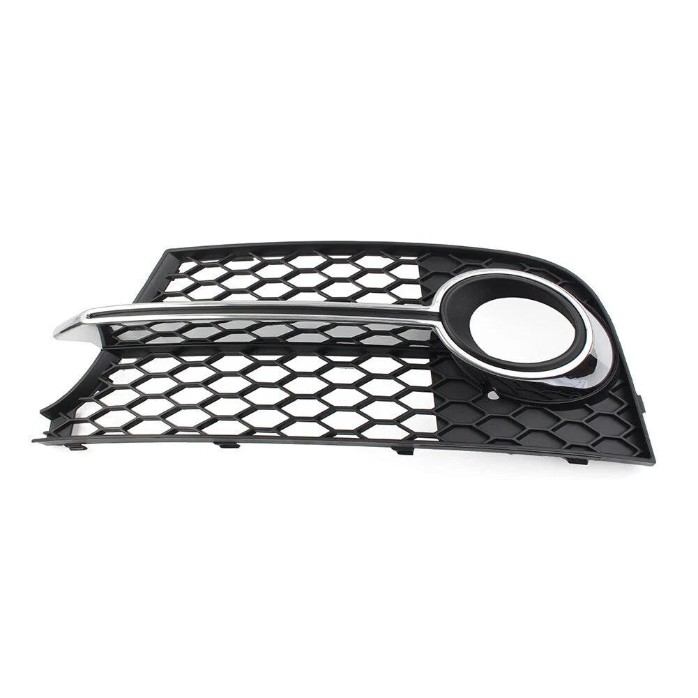 Front Bumper Honeycomb Fog Light Grille Cover for Audi TT MK2 TTS (2011–2014)