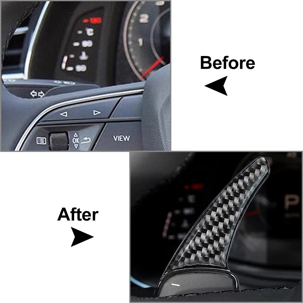 Steering Wheel Shift Paddle Extension for Audi A3 A4 A5 Q3 Q5 Q7 Q8 TT TTS
