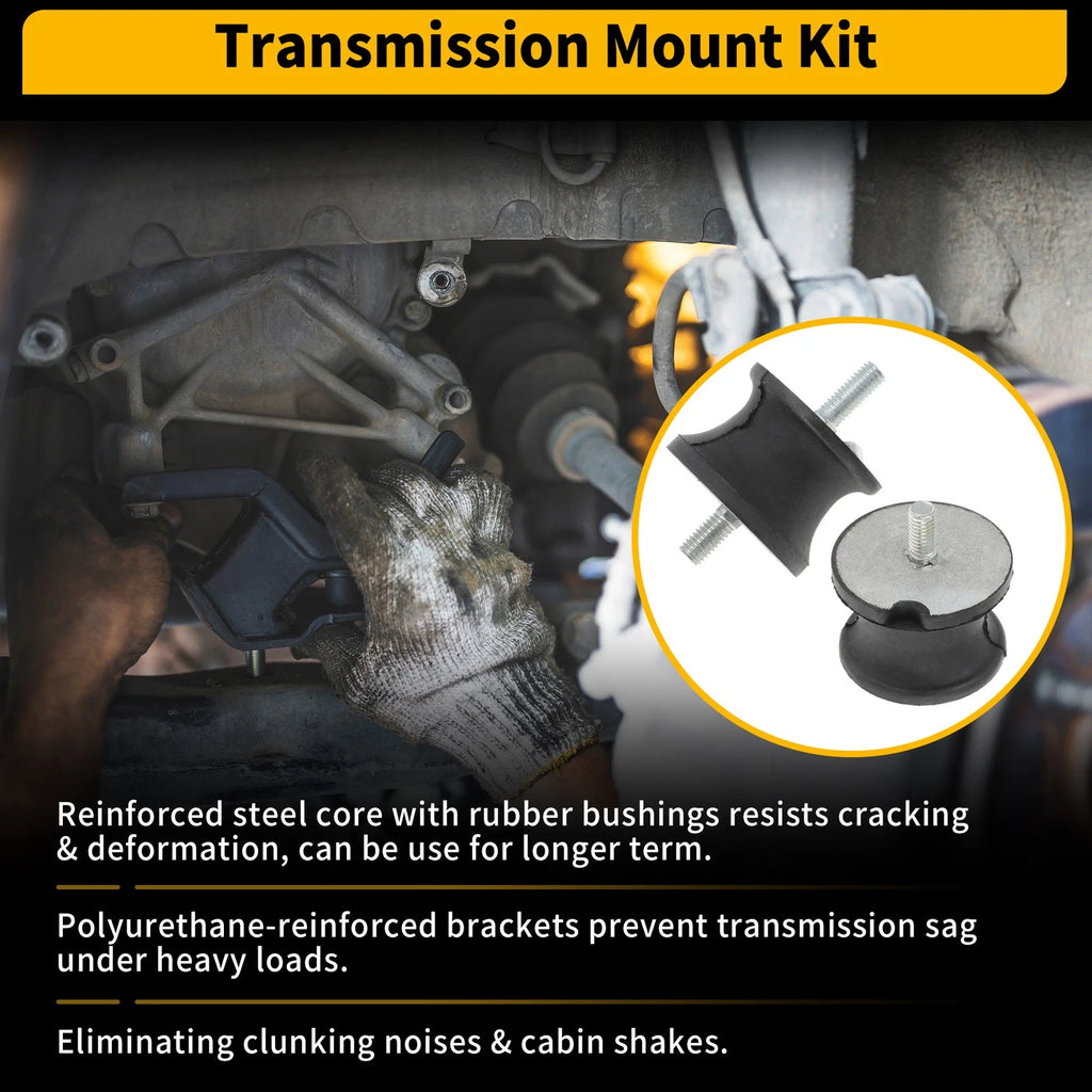 Transmission Mount Kit Left Right Replacement for BMW 1 Series (2007–2013)
