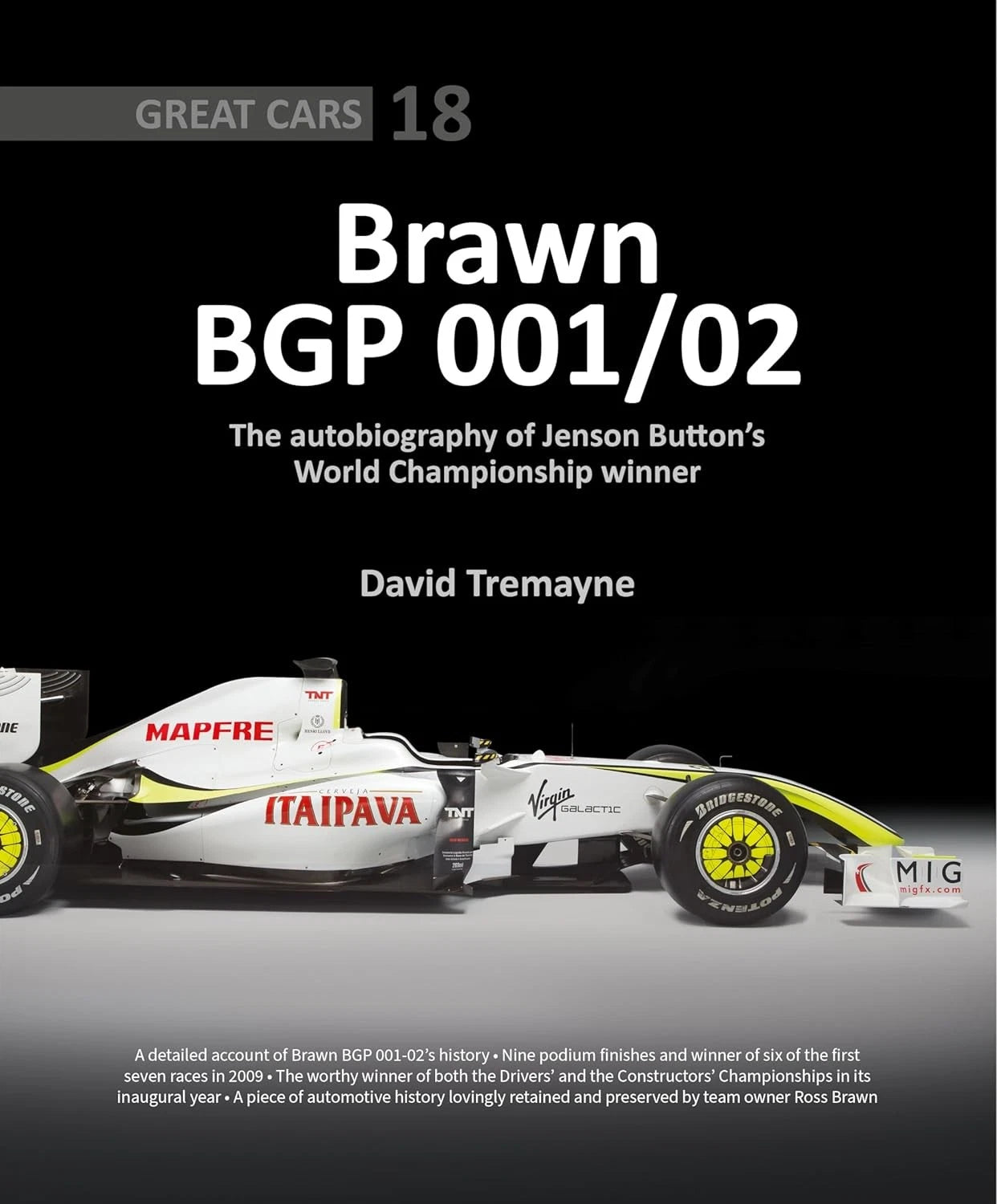 Brawn BGP 001/02 Autobiography for Jenson Button (2009–2009)