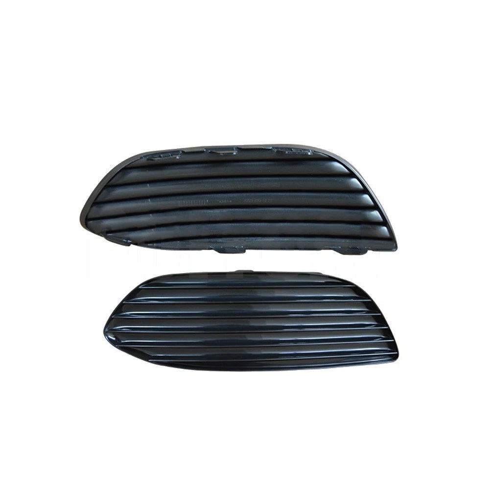 Front Bumper Grille Cover for Benz W205 (2015–2020) - Premium Black Finish