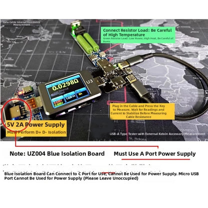 Line Resistance Measurement Kit for USB C Load Test (Third Generation)