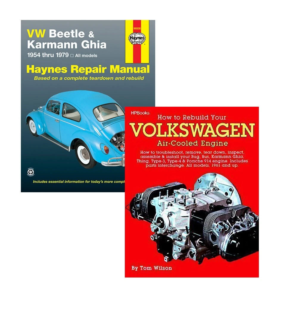 Manual & Rebuild Kit for VW Beetle & Karmann Ghia (Air-Cooled Engine)