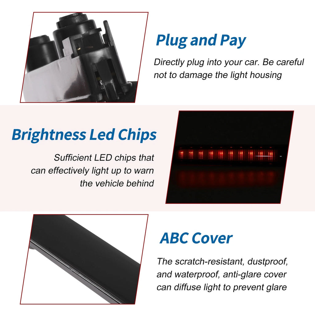 Black LED Third Brake Light for VW T5 Transporter (2003–2015) No. 7E0945097F