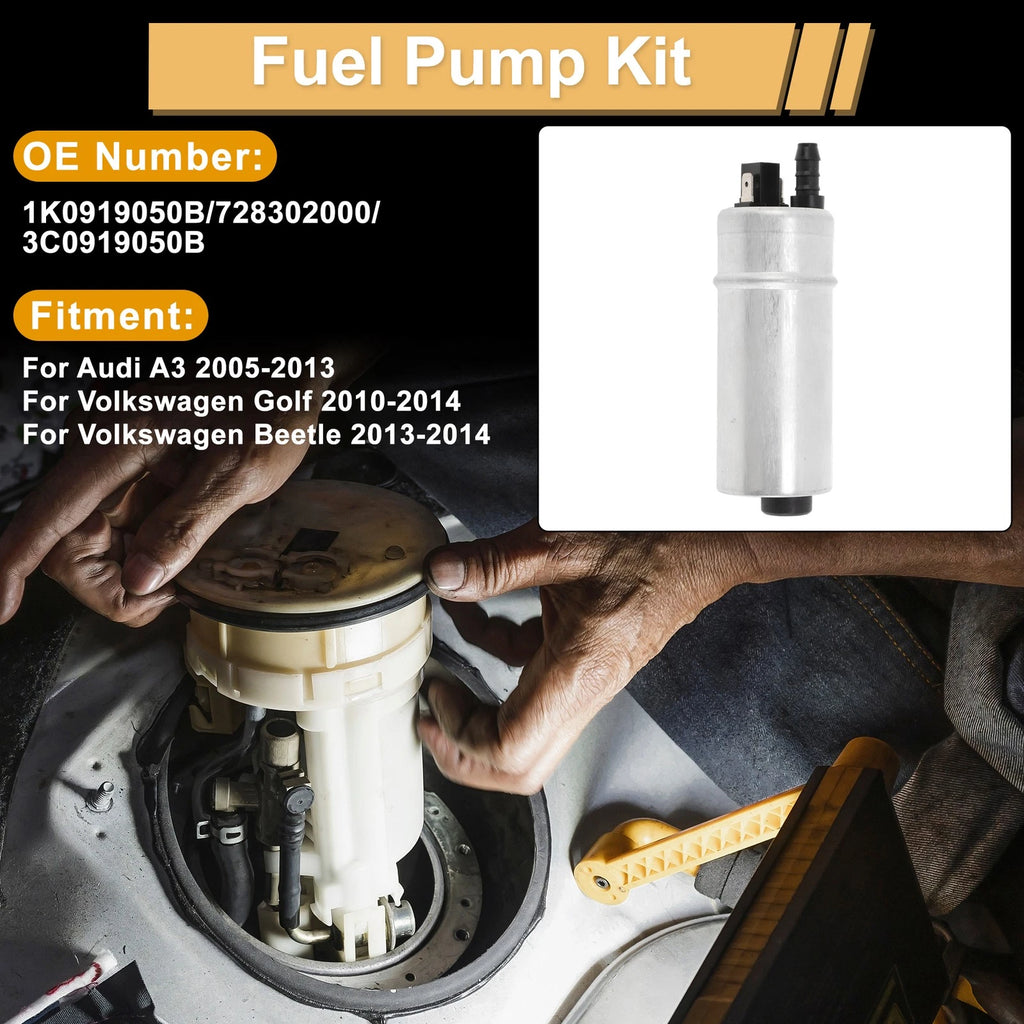 Fuel Pump Assembly Metal Electric Replacement for Audi A3 (2005–2013)