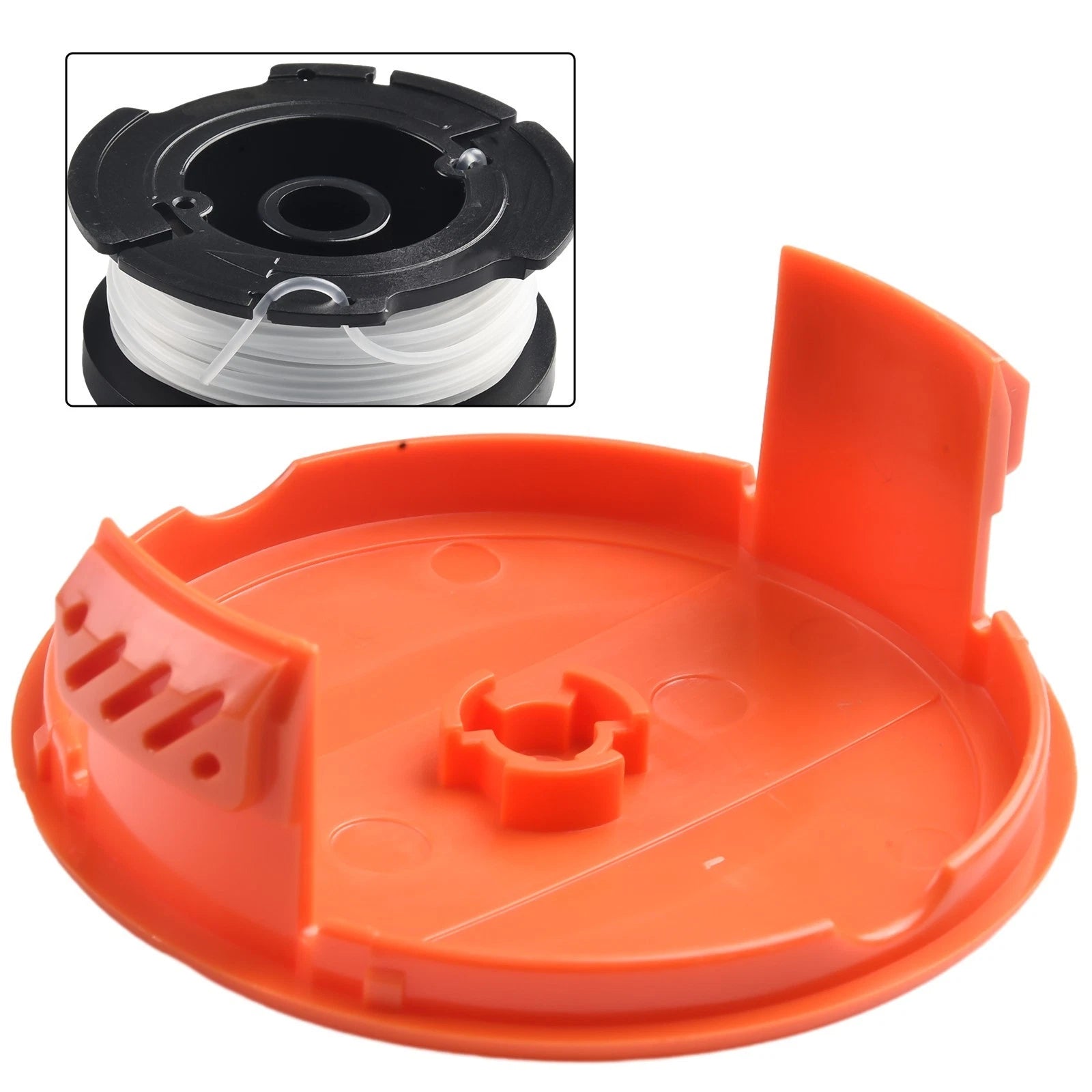 4X Trimmer Spool & Cap Spring for Black & Decker GH400, GH500