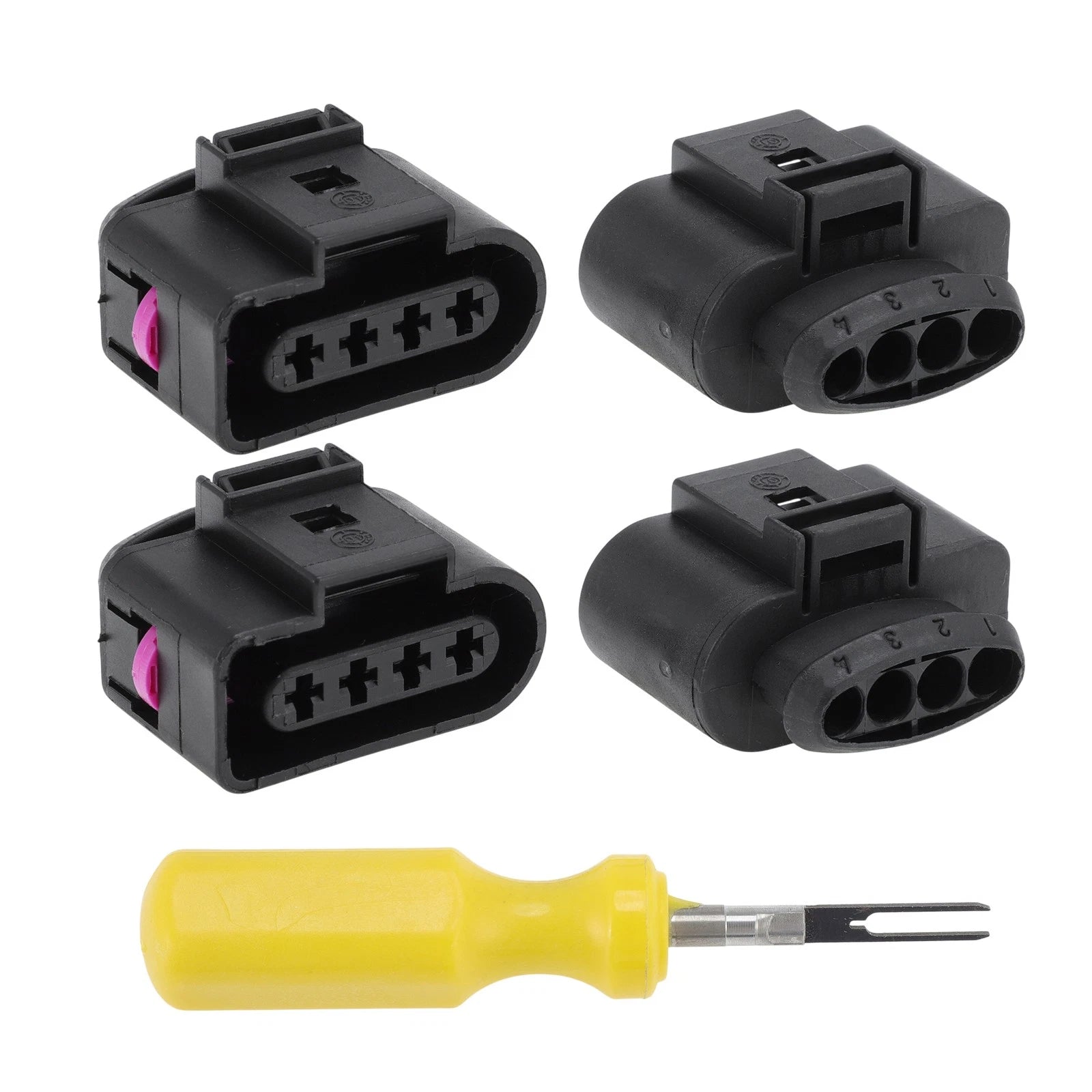4-Way Ignition Coil Connector Repair Kit for Audi A3 A4 A6 Q7 (2000–2016)