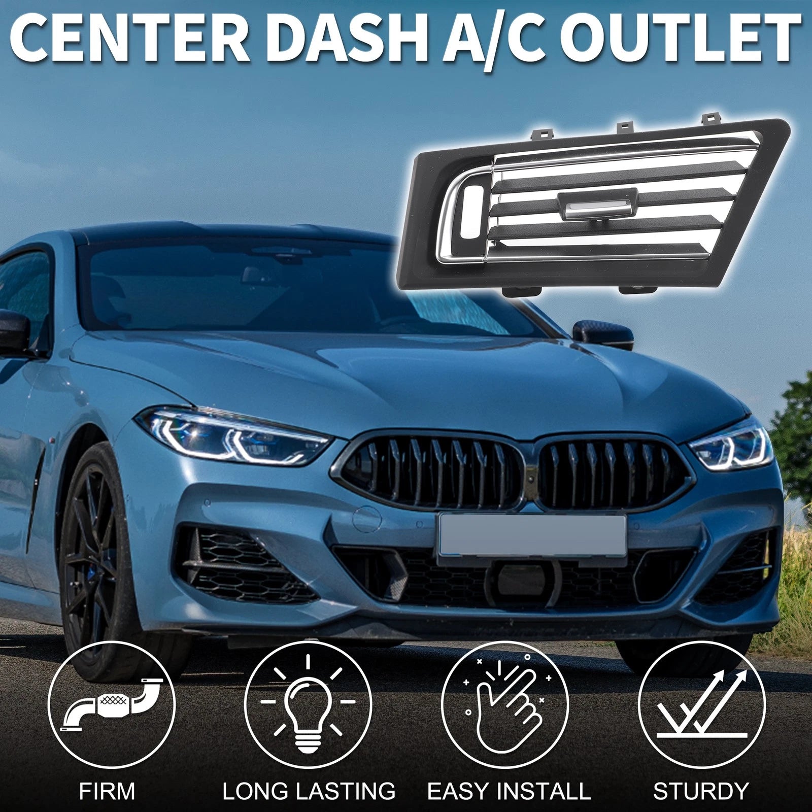 Front Left Center Dash A/C Outlet for BMW 740Li (2011–2016)