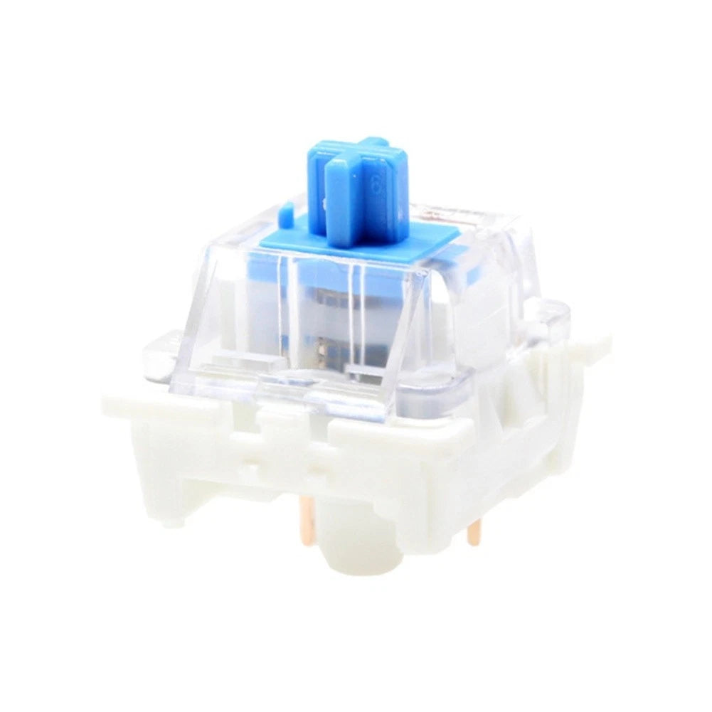 50PCS Blue Mechanical Keyboard Switches for LED Keyboard Use