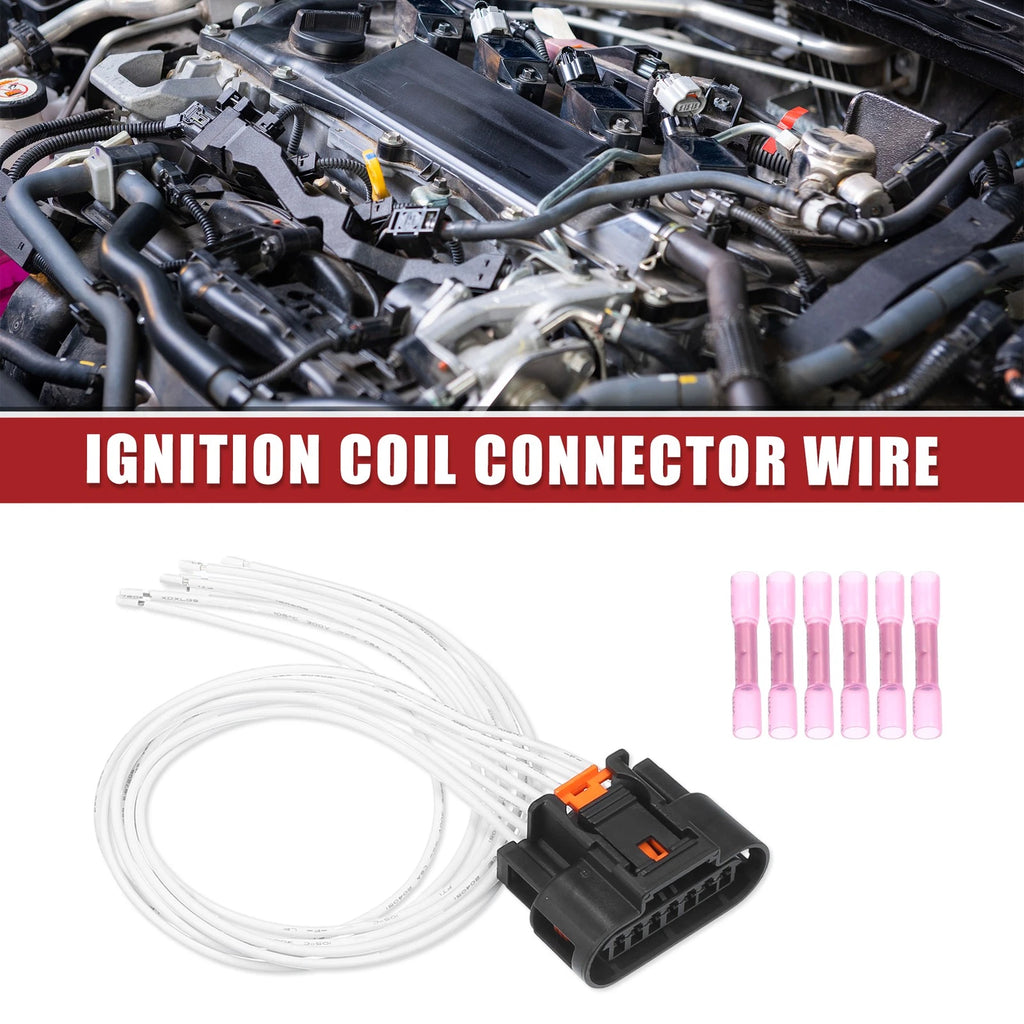 Set Ignition Coil Connector Wiring Harness Replacement for Chevy Cruze (2011–2015)