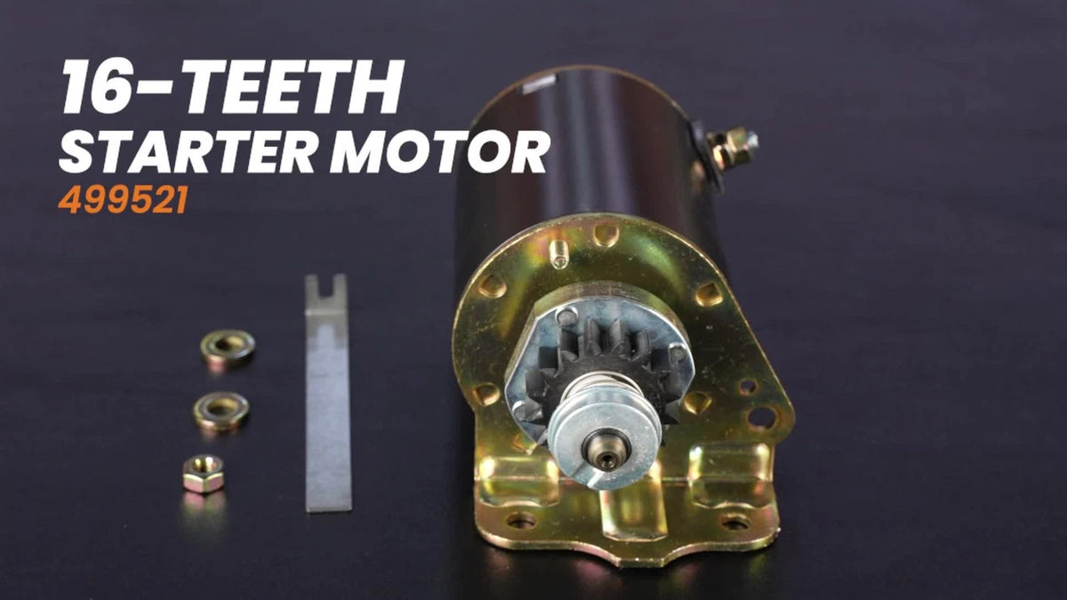 Starter Motor for Toro LT12.5G, John Deere, Cub Cadet (392749, AM106883)