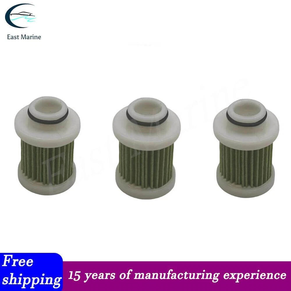 3X Fuel Filter Element 6D8-WS24A-00 for Yamaha F50 F60 F75 FT50 FT60 F90