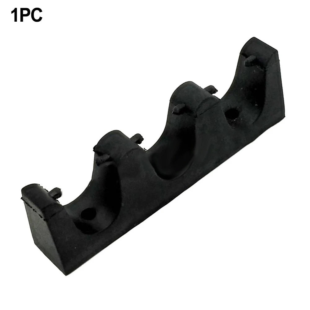 Rubber Billiard Cue Wall Holder with Raised Particles