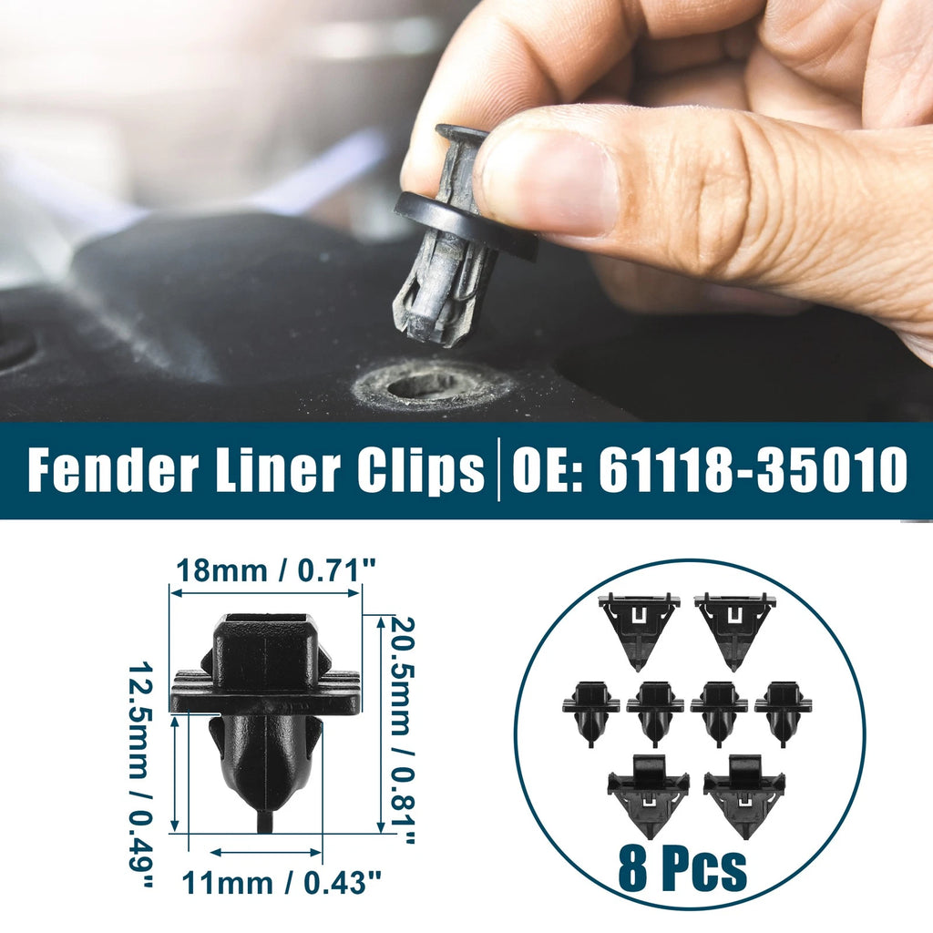 Fender Liner Clips Replacement Kit for Toyota FJ Cruiser (2007–2014)