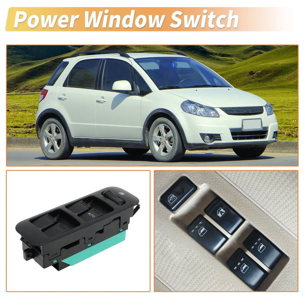 Power Window Switch for Suzuki (Black Green) (2000–2006)