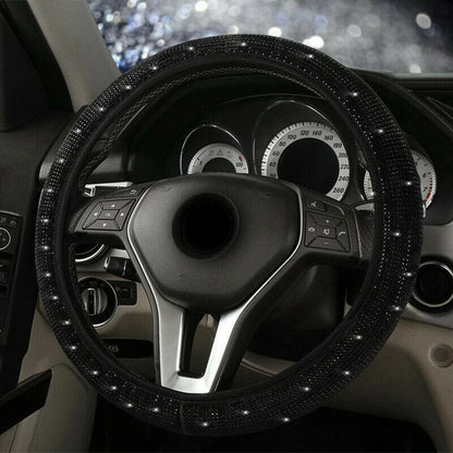 Steering Wheel Cover for Car (2010–2023) Black Interior