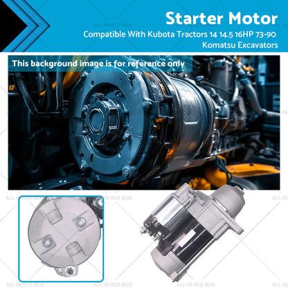 Starter Motor for Kubota Tractors (1973–1990)