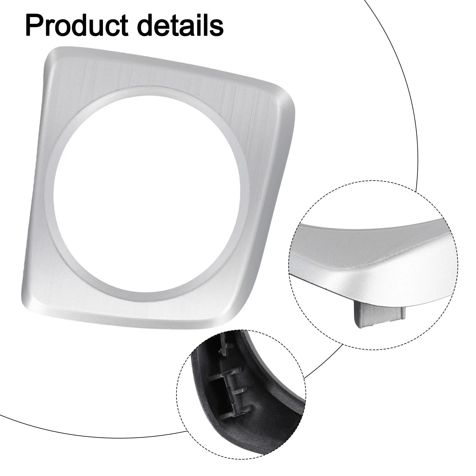 Shift Lever Trim Panel for Honda Civic (2006–2011) Silver