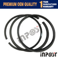 Set of 3 D782 Piston Rings for Kubota Engine (STD)