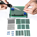 Set of 4 Double Sided PCB Boards for DIY Soldering and Prototyping