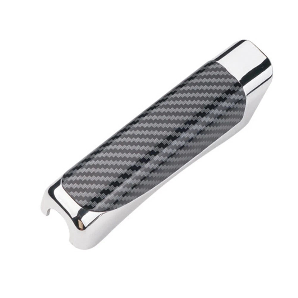 Carbon Fiber Texture Hand Brake Cover Trim for Car Interior