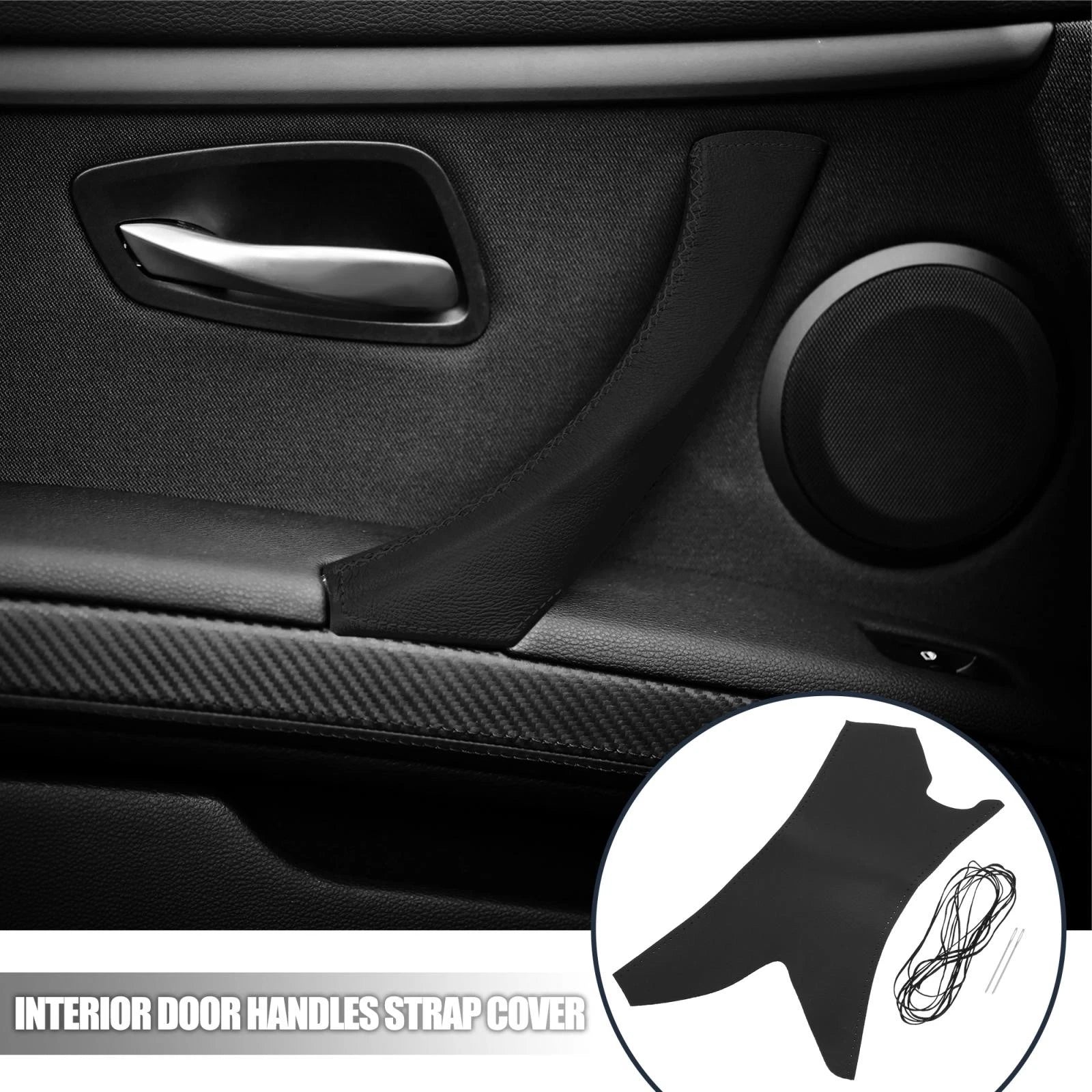 Auto Interior Door Handle Strap Cover for BMW 3 Series E90 E91 E92 (2005–2013)